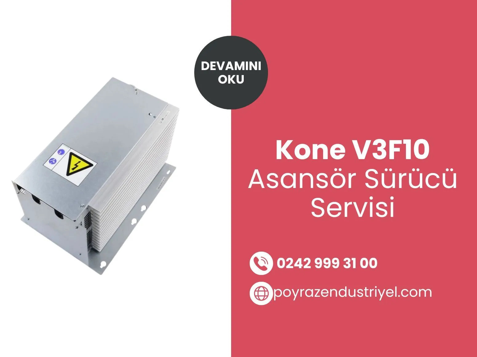 Kone V3f10 Asansör Sürücü Servisi